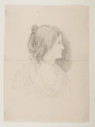 Portret van een vrouw (Marie Puggaard?)