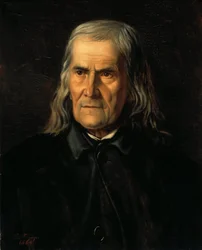 Portret van Friedrich Rückert 1788-1866, 1864