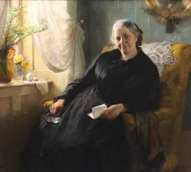 Portret van Cecilie Trier, geboren Melchior