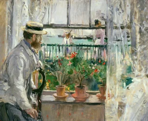 Eugene Manet (1834-92) op het Eiland Wight