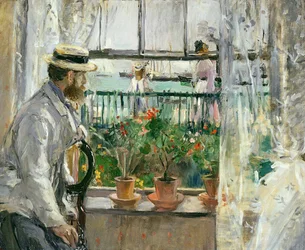 Eugène Manet op het eiland Wight, 1875