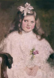 Portret van zijn dochter – 19e eeuw – Franse impressionisme
