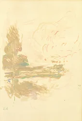 Reflecties in de Seine, 1890