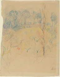 Landschap in de lente, ca. 1890-1891