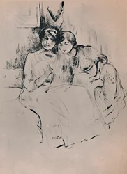 De Tekenles, c.1888-1890, 1946