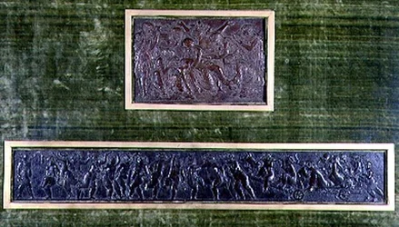 De Triomf van Bacchus en de Afzetting van Christus