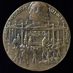 Medaille met het Hoofd van Giuliano De