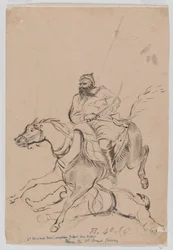 De 4e onregelmatige cavalerie, ca. 1845