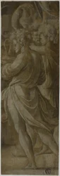 Fragment van een Compositie: Bedienden met Kruiken
