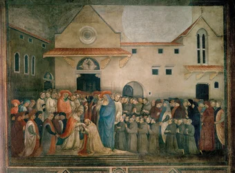 Wijding van Sint Egidio door paus Martinus V