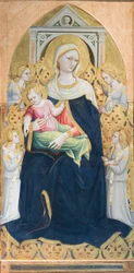 Madonna met Kind en vier engelen op de troon, ca. 1433