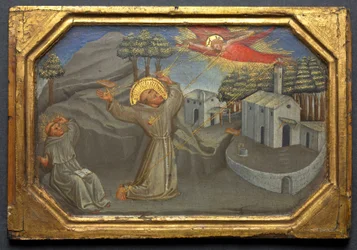 St. Franciscus van Assisi ontvangt de stigmata, ca. 1430 (tempera en goud op hout)