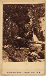 Stroomversnellingen en Watervallen, Franconia Notch, New Hampshire