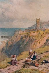 Uitzicht op Cromer, 19e eeuw, 1935