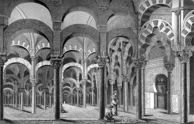 De Mezquita, Córdoba, Spanje, 1849