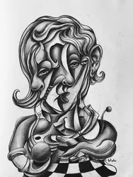 Picasso Reflecterend, ca. 2021