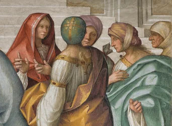 Huwelijk van de Maagd (detail)