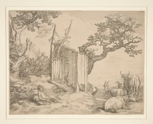 Een schuur, Mercurius en Argus