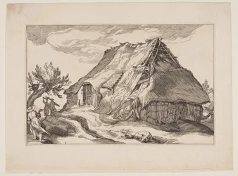 Plaat 9, uit Landschappen met boerderijen