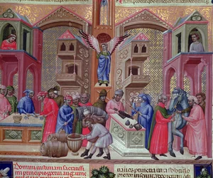 Koopliedengilde, uit het manuscript 