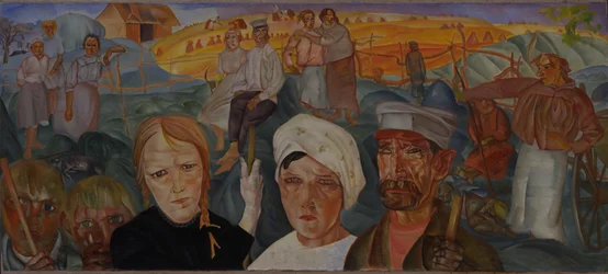 Boerenland Uit de serie Visages de Russie, 1917