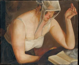 Vrouw die leest, ca. 1922