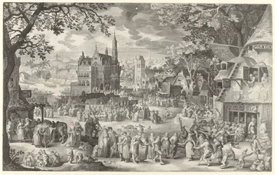 Boerenkermis voor waag op dorpsplein