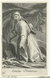 Heilige Frontonius van Egypte als kluizenaar