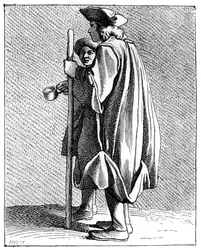 Blinde man van Quinze-Vingts, 1737-1742