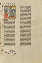Athalia, koningin van Juda, uit de Tempel gesleurd