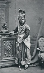 Raja van Rutlam, Central India Agency, 1902