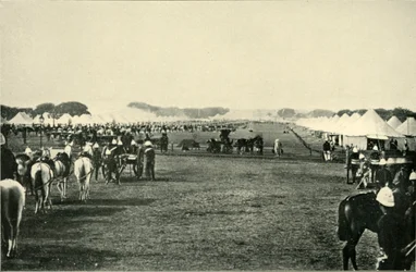 Het kamp van de onderkoning bij de keizerlijke bijeenkomst, januari 1877, 1901