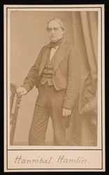 Portret van Hannibal Hamlin 1809-1891, 1857