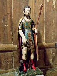 St. Rocco (1295-1327) (polychroom hout)