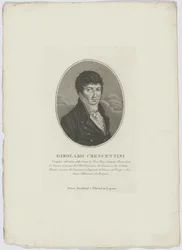 Portret van Girolamo Crescentini 1762-1846, na 1800