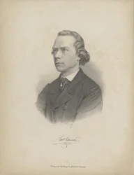 Portret van de pianist en componist Carl Heinrich Carsten Reinecke 1824-1910, ca. 1850