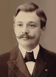 Portret van de violist en componist Henri Marteau