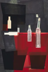 Abstracte flessencompositie