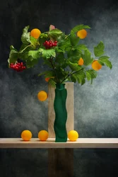 Modern stilleven met fruit