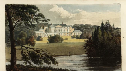 Enmore Castle, Somerset, de zetel van de 3e Graaf van Egmont