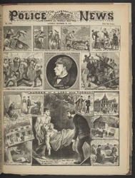 Voorpagina van Illustrated Police News, 29 november 1884