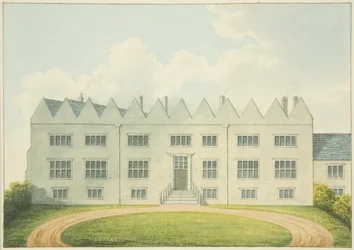 Hoofdfaçade van Abbots