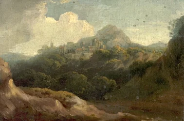 Berglandschap, ochtend