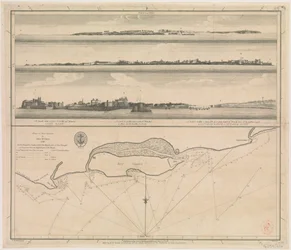 Plan van Diu Eiland door John McCluer 1788