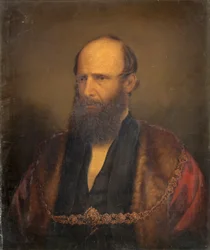 Portret van E.S. Robinson
