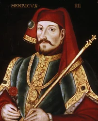 Portret van koning Hendrik IV van Engeland, met de koninklijke scepter, eind 16e - begin 17e eeuw
