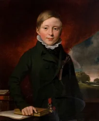Portret van een onbekende jongen (vermoedelijk Oliver Minster)