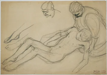 Worden en heengaan (schets), c.1920 (potlood op papier)