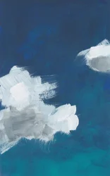 Abstract: Blauwe wolken