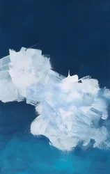 Abstracte blauwe wolkenlucht